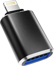 Lightning USB OTG Adapter for iPhone Lightning USB 3.0 Adapter for Apple Camera Converter for Apple MFI Certified USB-A Data Transfer Backup Connecting Adapter for iPhone 14 13 12 11 Pro max for iPad