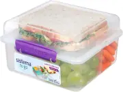 Sistema to GO Lunch Box Cube Max | 2 L Bento-Box Style Food Container