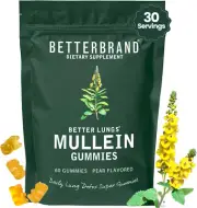 Betterlungs - Daily Respiratory Health Gummies | 1000Mg Mullein Leaf Herb Extrac