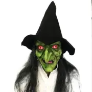 Scary Old Witch Dress Up Mask for Halloween Costume Cosplays Party Witch Mask