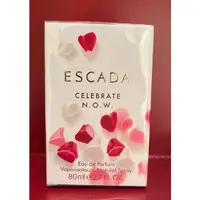 在飛比找蝦皮購物優惠-ESCADA 慶祝時刻淡香精80mlㄧ瓶特價1250元