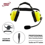 Professional Noise Cancelling dual Muff Racing Headset for Motorola XPR7580e APX