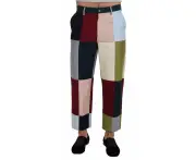 Dolce & Gabbana Stunning Multicolor Patchwork Pants