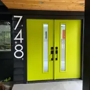Floating House Number, Mailbox Door , 5in-24in House Number Modern Address