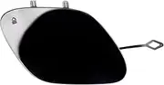 SAGGU for Mercedes-Benz C-Class C300 C43AMG 2019-2021 20588564029999 Car Accessories, Front Bumper Tow Hook Cap Towing Eye Cover Towing Eye Cover (Size : Black Passenger Side)