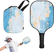 Paddle Ball Rackets - Fiberglass Play Pickle Ball Paddle - Portable Beginner Pickle Paddles, Pickle Training Paddle Includes Protective Case for Easy Control