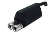 muffler for Kia Picanto Standard 1.1i 48kW 65HP 2004-2011 Double Round Tips 80mm
