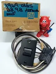 401703 Power Antenna Switch 1969 Oldsmobile 88 98 NOS NIB GM RARE SCARCE NEW (for: Oldsmobile)
