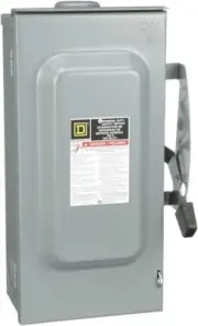 D223NRB SQUARE D 2 POLE 100AMP 240V SAFETY SWITCH NEW