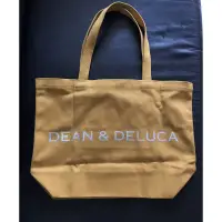 在飛比找蝦皮購物優惠-全新 未使用 dean&deluca黃銀標購物袋大