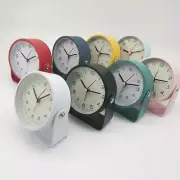 Metal alarm clock swing small turn clock alarm clock 3 inch bedside table clock