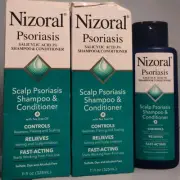 3X Nizoral Psoriasis Scalp Shampoo and Conditioner 11 x 3 = 33 oz Exp 8/2026
