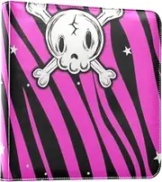 Y2k Peach Leopard Skulls Photo Album Binder Photobooks Self Adhesive Pages Scrapbook Photo Albums Picture Albums 4x6, 5x7, 6x8 Photos