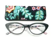 NEW VERA Bradley Readers Reading Eyeglasses TULA Vines Floral +2.00