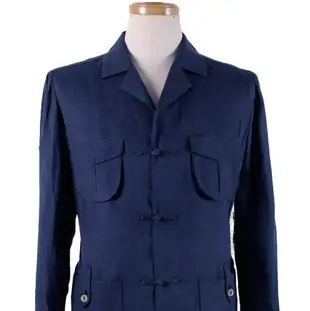 麻質外套夾克|大衣|Safari|英國布料意國風格上海裁縫|父親節禮物