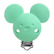 3Pcs Silicone Pacifier Clip Mouse BPA Free DIY Baby Teething Teether Necklace Be
