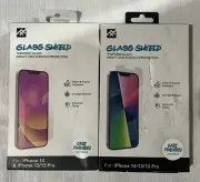 2-Pack Zagg iFrogz Glass Shield Screen Protector for Apple iPhone 14/13/13 Pro