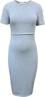 [Generic] Lewk Clothing Short Sleeve Plain Dress Maternity Nursing Breastfeeding