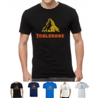 在飛比找蝦皮購物優惠-Toblerone 巧克力甜三角瑞士山 t 恤