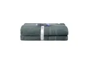 2PK Ultimate Alanya Cotton Bath Sheet Towel 550Gsm highly absorbent Slate