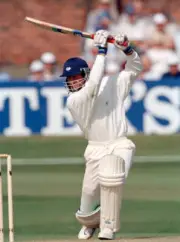 Michael Vaughan batting for Yorkshire during the Benson and H- Old Cricket Photo