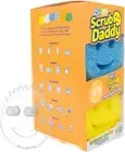 Scrub Daddy 6 Kitchen Sponges & 1 Daddy Caddy Dish Sponge Holder - BPA Free & Ma