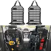 2Pcs Rigid Molle Panel for Vehicles, Storage Back Seat Truck and Tactical Seat Back Organizer Car Organizers Gun Rack 21.3"*14.2"