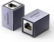 UGREEN RJ45 Coupler 2 Pack, 10Gbps High Speed Aluminum Ethernet Extender Shielded POE Internet Cord Joiner Network Adapter for Cat8 Cat7 Cat6 Cat5 Cable