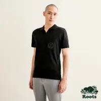 在飛比找Yahoo奇摩購物中心優惠-Roots 男裝- ESSENTIAL修身版短袖POLO衫 