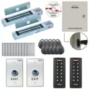 Visionis Two Door Access Control with Software, Maglocks, & Keypad/Card Readers