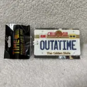 OUTATIME Time Traveler's Luggage Backpack Tag Back to the Future NEW SEALED