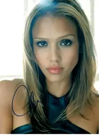 在飛比找Yahoo!奇摩拍賣優惠-【JESSICA ALBA】SIGNED AUTHENTIC