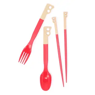 CHUMS Camper Cutlery Set餐具?米/紅 CH621734B053