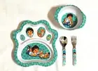 NEW W/O PKG. GO DIEGO GO -4 PCS. MELAMINE DINNERWARE SET - SOLD BULK
