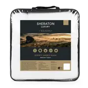 Sheraton Luxury Maison Bamboo Mattress Topper/Protector 1000 GSM White