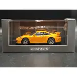 迷你切 MINICHAMPS 1：43 比例 保時捷 911（991）GT3 信號黃 CAR.TIMA限定 在CT限定裡