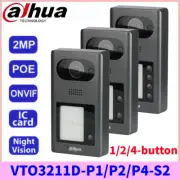 Dahua VTO3211D-P1/P2/P4-S2 IP Villa Door 1/2/4-button Station Doorbell Speaker