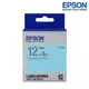 EPSON LK-4LAS 藍底灰字 標籤帶 淡彩系列 (寬度12mm) 標籤貼紙 S654413