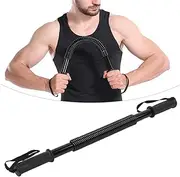 ElgnAura Power Bar, Spring Chest Expander Arm Strengthening Workout Equipment for Chest, Shoulders, and Biceps by Core Prodig