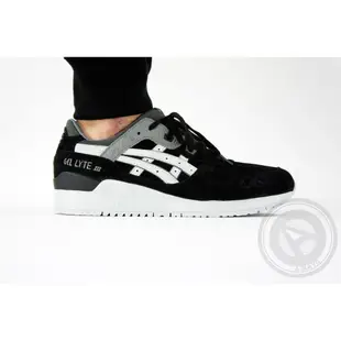 ASICS GEL-LYTE III BLACK SOFT GREY 黑灰白【A-KAY0】【HL6B1-9010】