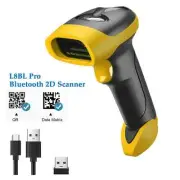 Blueooth Wireless 2D Barcode Scanner and L5 Wired QR Barcode Reader PDF417 New