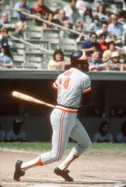 Lee May 1976 2 Baltimore Orioles Baseball Old Photo