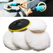 5PCS Polishing Wool Pad Buffer Bonnets Wheel Buffing For Car Polisher 7''/180mm