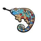 Iron On Patch Embroidered VIBRANT GURANA No Sewing Patches For Clothes Jeans