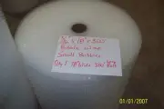 3/16" WP small Bubble Cushioning Wrap Padding Roll 300' x 18" Wide 300FT Perf 12