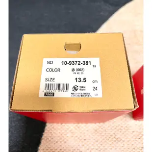 （全新）日本製Miki house學步鞋13.5cm