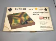 Bunker Diorama, Holzmodellbausatz Wood Model Kit RARE