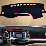 DashMat Sun Black With Red Rim Protector Pad For Toyota Highlander 2015-2018 (for: Toyota)