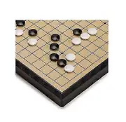 Large Magnetic Go Game Board With A Single Convex Stone Portable