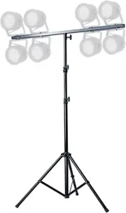 (TM) 8FT 2.5 Meter Tripod Stage Light Stand with 3.5FT (1.0M) T Bar for 8 Lights